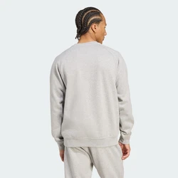 ADIDAS ORIGINALS Sweatshirt Trefoil Essentials grau/weiß