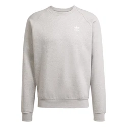 ADIDAS ORIGINALS Sweatshirt Trefoil Essentials grau/weiß