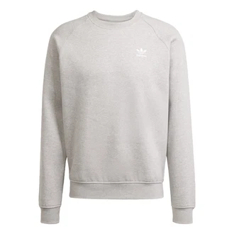 ADIDAS ORIGINALS Sweatshirt Trefoil Essentials grau/weiß