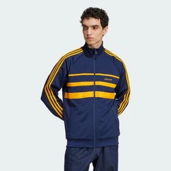 ADIDAS ORIGINALS Sweatjacke 'The First' marineblau/orange