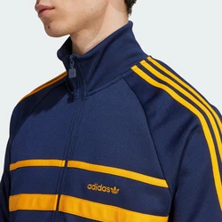 ADIDAS ORIGINALS Sweatjacke 'The First' marineblau/orange