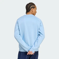 ADIDAS ORIGINALS Sweatshirt Trefoil Essentials hellblau/weiß