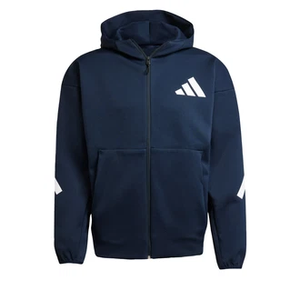 ADIDAS SPORTSWEAR Z.N.E. ZIP-HOODIE dunkelblau/weiß