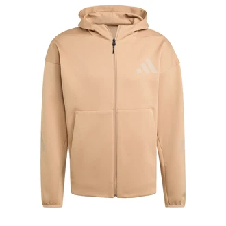 ADIDAS SPORTSWEAR Z.N.E. ZIP-HOODIE beige / hellgrau ADIDAS SPORTSWEAR Z.N.E. ZIP-HOODIE beige / hellgrau