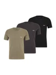 BOSS T-Shirt 'Classic' dunkelgrau / grn / schwarz BOSS T-Shirt 'Classic' dunkelgrau / grn / schwarz