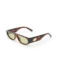 Sonnenbrille 'LE RITUAL' cognac / dunkelbraun / gold