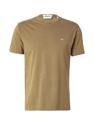 Gant T-Shirt REGULAR SHIELD REG ARCHIVE SHIELD EMB khaki