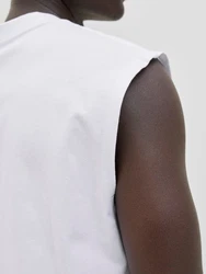 JACK & JONES Top 'JCOCALMA' gelb/orange/schwarz/weiß