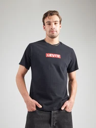 LEVI'S T-Shirt 'LSESS' cranberry/schwarz/weiß