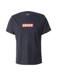 LEVI'S T-Shirt 'LSESS' cranberry/schwarz/weiß