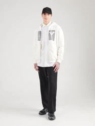 Carlo Colucci Sweatjacke schwarz/offwhite