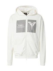 Carlo Colucci Sweatjacke schwarz/offwhite