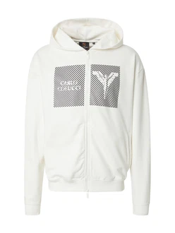 Carlo Colucci Sweatjacke schwarz/offwhite