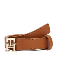 Pas 'TH Monogram Plaque Buckle' konjak
