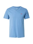 LEVI'S T-Shirt 'Housemark V Neck Tee' 'Original HM' 'Original' himmelblau/rot/weiß