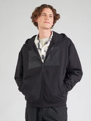 Carlo Colucci Sweatjacke dunkelgrau/schwarz