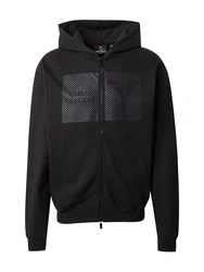 Carlo Colucci Sweatjacke dunkelgrau/schwarz