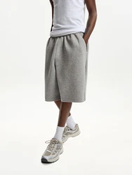 Bershka Shorts graumeliert
