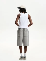 Bershka Shorts graumeliert