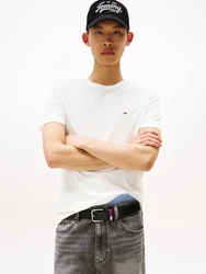 Tommy Jeans T-Shirt beige/schwarz/offwhite