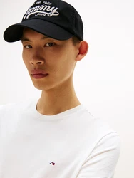Tommy Jeans T-Shirt beige/schwarz/offwhite
