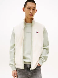 Tommy Jeans Weste hellbeige/pastellgrün