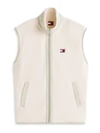 Tommy Jeans Weste hellbeige/pastellgrün