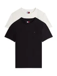 Tommy Jeans T-Shirt schwarz/weiß