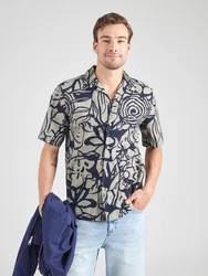 Only & Sons Hemd 'ONSCAIDEN' navy / oliv