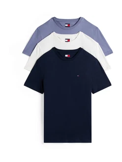 Tommy Jeans T-Shirt marine/opal/weiß
