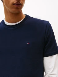 Tommy Jeans T-Shirt marine/weiß