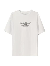 T-Shirt blau / enzian / schwarz / wei