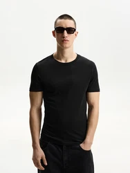 Bershka T-Shirt schwarz