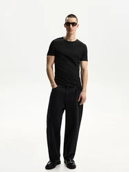 Bershka T-Shirt schwarz