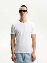 Bershka T-Shirt weiß