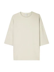 Bershka T-Shirt hellgrau