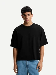 Bershka T-Shirt schwarz