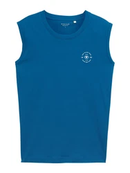 TOM TAILOR Top blau/weiß