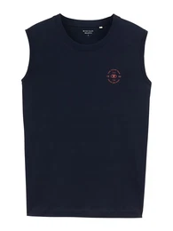 Top dunkelblau / cranberry