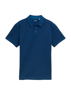 TOM TAILOR Poloshirt navy / royalblau / schwarz TOM TAILOR Poloshirt navy / royalblau / schwarz
