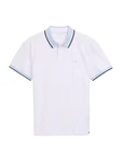 TOM TAILOR Poloshirt hellblau/schwarz/weiß