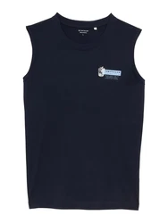 TOM TAILOR Top Shirt hellblau/dunkelblau