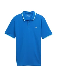 Poloshirt aqua / royalblau / wei