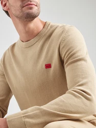 HUGO Pullover San Cassius beige