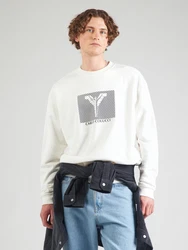 Carlo Colucci Sweatshirt schwarz/offwhite