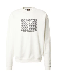 Sweatshirt schwarz / offwhite