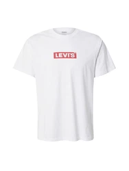 LEVI'S T-Shirt 'LSESS' rot/weiß