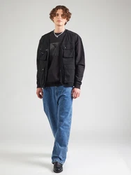 Carlo Colucci Sweatshirt anthrazit/schwarz