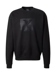 Carlo Colucci Sweatshirt anthrazit/schwarz