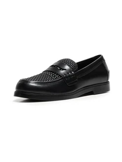 Bershka Mokassin Slipper schwarz